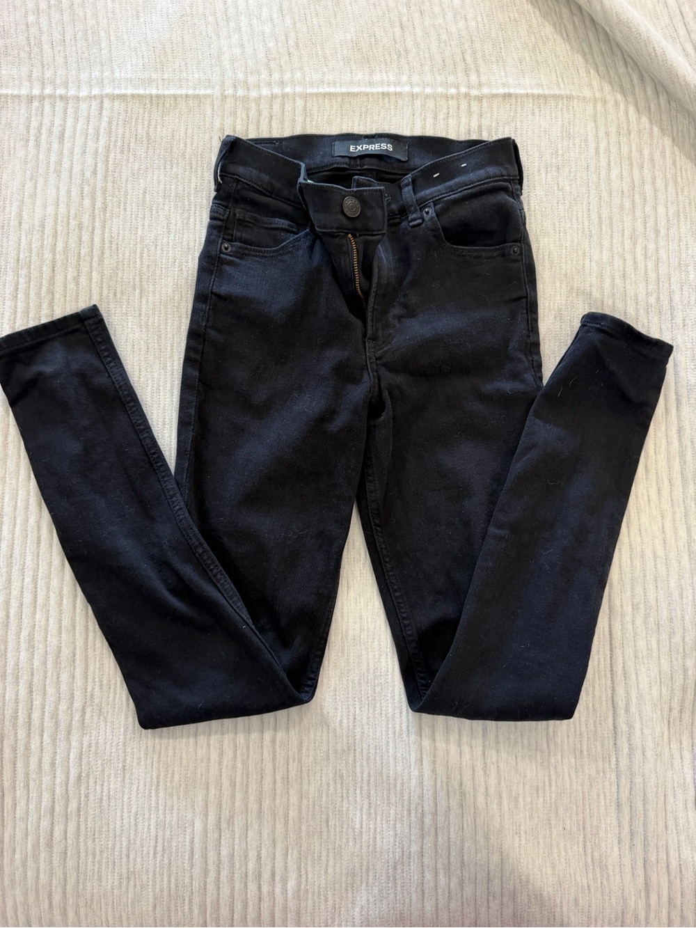Express Women's Black Skinny Jeans